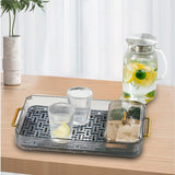 Maxbell Drain Tray Modern Serving Tray Simple Tray Light Luxury Durable Water Cup Drain Tray