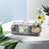 Maxbell Drain Tray Modern Serving Tray Simple Tray Light Luxury Durable Water Cup Drain Tray