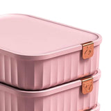Maxbell 3 Pieces Drawer Organizer Household Wardrobe Save Space Closet Storage Boxes Pink