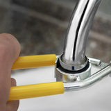Maxbell Faucet Spanner Convenient Outer Diameter 21.5~27mm Aerator Wrench yellow