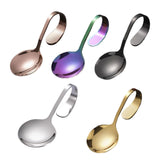 Maxbell Serving Spoons Soup Spoons Serving Spoon Tasting Spoon Stainless Steel Spoon Argent