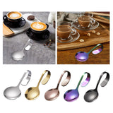 Maxbell Serving Spoons Soup Spoons Serving Spoon Tasting Spoon Stainless Steel Spoon Argent