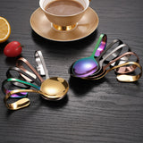 Maxbell Serving Spoons Soup Spoons Serving Spoon Tasting Spoon Stainless Steel Spoon Argent
