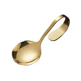 Maxbell Serving Spoons Soup Spoons Serving Spoon Tasting Spoon Stainless Steel Spoon Aureate