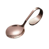 Maxbell Serving Spoons Soup Spoons Serving Spoon Tasting Spoon Stainless Steel Spoon Rose