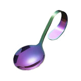 Maxbell Serving Spoons Soup Spoons Serving Spoon Tasting Spoon Stainless Steel Spoon Colorful