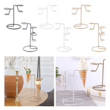 Maxbell Iron Ice Cream Rack Storage Cupcake Cone Stands for Wedding Birthday Popcorn A