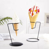 Maxbell Iron Ice Cream Rack Storage Cupcake Cone Stands for Wedding Birthday Popcorn A