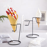 Maxbell Iron Ice Cream Rack Storage Cupcake Cone Stands for Wedding Birthday Popcorn A