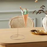 Maxbell Iron Ice Cream Rack Storage Cupcake Cone Stands for Wedding Birthday Popcorn C