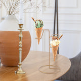 Maxbell Iron Ice Cream Rack Storage Cupcake Cone Stands for Wedding Birthday Popcorn F