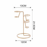 Maxbell Iron Ice Cream Rack Storage Cupcake Cone Stands for Wedding Birthday Popcorn F