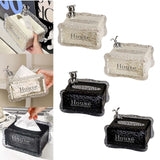 Maxbell Tissue Box Holder Decorative Luxury Napkin Holder for Restaurant Bedroom Car white bear