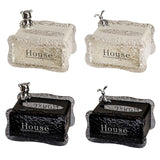 Maxbell Tissue Box Holder Decorative Luxury Napkin Holder for Restaurant Bedroom Car white bear