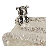 Maxbell Tissue Box Holder Decorative Luxury Napkin Holder for Restaurant Bedroom Car white bear