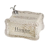 Maxbell Tissue Box Holder Decorative Luxury Napkin Holder for Restaurant Bedroom Car white rabbit