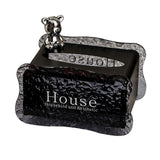 Maxbell Tissue Box Holder Decorative Luxury Napkin Holder for Restaurant Bedroom Car black bear