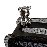 Maxbell Tissue Box Holder Decorative Luxury Napkin Holder for Restaurant Bedroom Car black bear