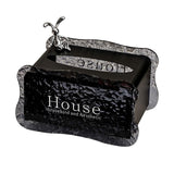 Maxbell Tissue Box Holder Decorative Luxury Napkin Holder for Restaurant Bedroom Car black bunny