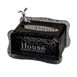 Maxbell Tissue Box Holder Decorative Luxury Napkin Holder for Restaurant Bedroom Car black bunny