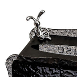 Maxbell Tissue Box Holder Decorative Luxury Napkin Holder for Restaurant Bedroom Car black bunny