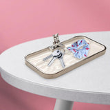 Maxbell Decorative Tray Keys Jewelry Serving Tray Decor for Bedroom Bathroom Cabinet rectangle