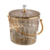 Maxbell Drink Fridge Dispenser 2.2L Lemonade Dispenser for Fridge Wedding Restaurant Aureate With Lids