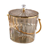 Maxbell Drink Fridge Dispenser 2.2L Lemonade Dispenser for Fridge Wedding Restaurant Aureate With Lids