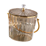 Maxbell Drink Fridge Dispenser 2.2L Lemonade Dispenser for Fridge Wedding Restaurant Aureate With Lids
