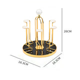 Maxbell Mug Holder Stylish Iron Showcase Cup Rack for Coffee Mugs Carafes Glass Cups