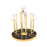 Maxbell Mug Holder Stylish Iron Showcase Cup Rack for Coffee Mugs Carafes Glass Cups