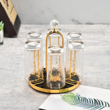 Maxbell Mug Holder Stylish Iron Showcase Cup Rack for Coffee Mugs Carafes Glass Cups