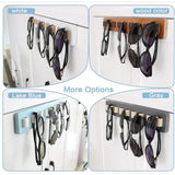 Maxbell Eyeglasses Display Holder Wall Mounted 16''lx2''w for Stores Shows Showcases White