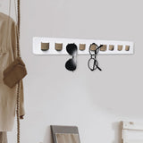 Maxbell Eyeglasses Display Holder Wall Mounted 16''lx2''w for Stores Shows Showcases White