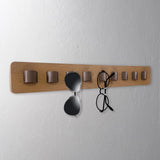 Maxbell Eyeglasses Display Holder Wall Mounted 16''lx2''w for Stores Shows Showcases Brown