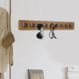 Maxbell Eyeglasses Display Holder Wall Mounted 16''lx2''w for Stores Shows Showcases Brown