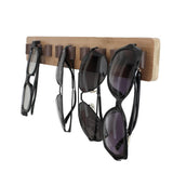 Maxbell Eyeglasses Display Holder Wall Mounted 16''lx2''w for Stores Shows Showcases Brown