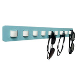 Maxbell Eyeglasses Display Holder Wall Mounted 16''lx2''w for Stores Shows Showcases Blue