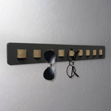 Maxbell Eyeglasses Display Holder Wall Mounted 16''lx2''w for Stores Shows Showcases Gray