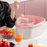 Maxbell Drain Basket Self Draining Anti Slip Base Fruit Washer for Vegetables Fruits blue
