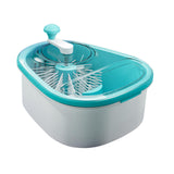 Maxbell Drain Basket Self Draining Anti Slip Base Fruit Washer for Vegetables Fruits blue