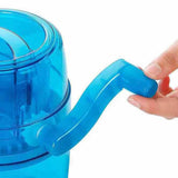Maxbell Portable Manual Ice Crusher Hand Crank Ice Crusher Shaver for Snow Cones Bar