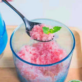 Maxbell Portable Manual Ice Crusher Hand Crank Ice Crusher Shaver for Snow Cones Bar
