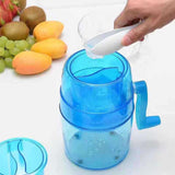 Maxbell Portable Manual Ice Crusher Hand Crank Ice Crusher Shaver for Snow Cones Bar