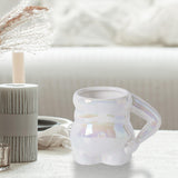 Maxbell Morning Cup belly Creative Ceramic Novelty Cup for Milk breakfast White