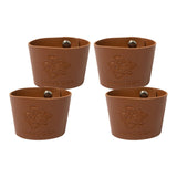 Maxbell 4 Pieces PU Leather Lightweight Heat Resistant Camping Accessory Cups Sleeve Diameter 6cm