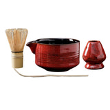 Maxbell 4 Pieces Traditional Matcha Set Best Gift for Tea Lovers Beverage Family