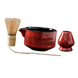 Maxbell 4 Pieces Traditional Matcha Set Best Gift for Tea Lovers Beverage Family