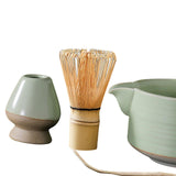 Maxbell 4Pcs Traditional Matcha Set for Family Japanese Matcha Preparation Best Gift Green