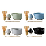 Maxbell 4Pcs Traditional Matcha Set for Family Japanese Matcha Preparation Best Gift Green